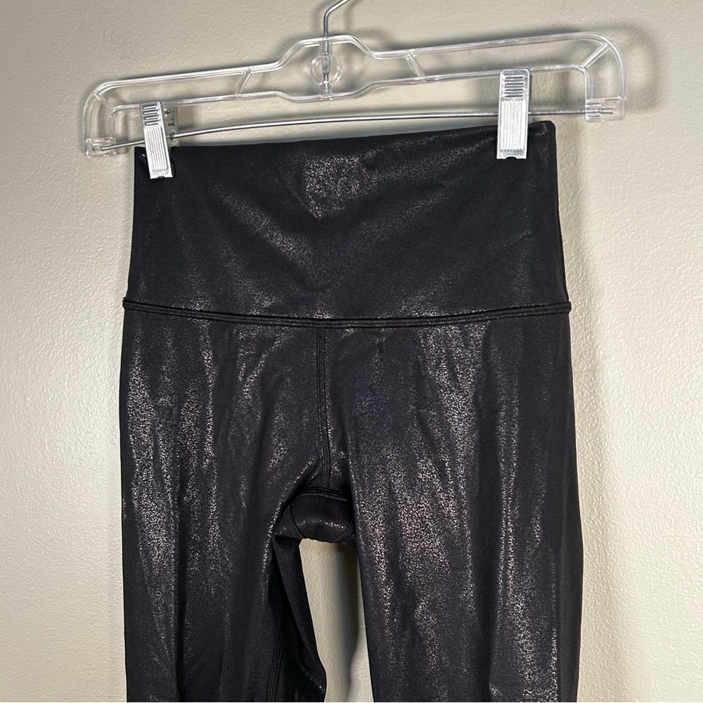 Wunder Under HR Crop 21” size 4 shimmer shine leggings women’s - Picture 6 of 13